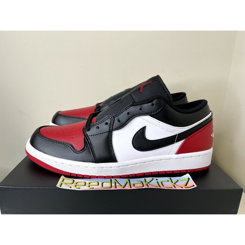 Jordan 1 Low Bred Toe 2.0 Mens 10.5us